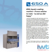 650A Machine à laver pour les aquatiques - Une solution éprouvée